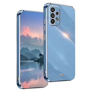 UPLAI Coque pour Samsung Galaxy A52s 5G/Samsung Galaxy A52, Tr&egrave;s Mince Antichoc Housse avec Mode-Galvanik-Design, Prime Souple TPU Bumper Luxueux &Eacute;tui.(Bleu) (UPINLY, neuf)