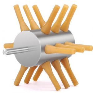 Dewedrt Plumeur de poulet, accessoire de perceuse, plumeuse de poulet en acier inoxydable, machine à plumeuse de poulet à 18 doigts (JLqcypccp, neuf)