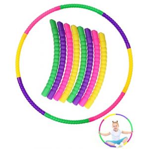 CULEB Hula Hoops pour Enfants,Cerceau Amovible pour Enfants,Anneau de Gymnastique de Fitness,Cerceau en Plastique pour Garçons et Filles,Hula Hoop pour Danse,Fitness et Activités Sportives(Set-01) (CULEB, neuf)