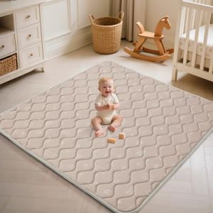 Fortella Tapis B&eacute;b&eacute; Pliable, Tapis de Jeux B&eacute;b&eacute; &Eacute;veil 120x120cm Antid&eacute;rapant, Matelas &Eacute;pais en Mousse Lavable, Id&eacute;al Tapis Motricit&eacute; Bebe Sol pour Parc, 0-6-12-24 Mois, Nature et Animaux (For&ecirc;t Brun) (Fortella, neuf)