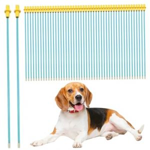 Jorzer Tube de cath&eacute;ter pour l'ins&eacute;mination des Chiens 50pcs Kit d'ins&eacute;mination Artificielle jetable pour Chiens Round Head Flexible 12 Supplies de Reproduction pour pour Les Petits et Moyens (MUkhgf, neuf)