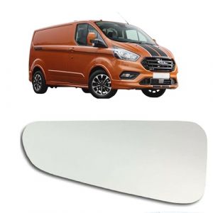 ALIGOPARTS Verre de R&eacute;troviseur Ext&eacute;rieur Inf&eacute;rieur Gauche pour Ford Transit Custom 2012+ | C&ocirc;t&eacute; Passager | Remplace BK21-17C718-AB, 1766582 | Miroir Adh&eacute;sif | Remplacement Direct (Aligoparts Limited, neuf)