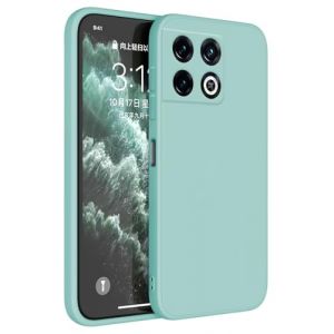 Topme Coque pour OnePlus 10 Pro (6.7" inches) Etui Housse, Protecteur de Peau en Silicone TPU - Cyan Clair (topme, neuf)