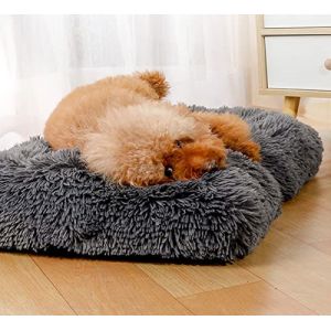 Comfy Panier Chien XXL,Coussin pour Chien XL,Canapé Grand Moyen Chien,Anti Stress Chien Lit Moelleux,Lavable en Machine (Lesong EU, neuf)