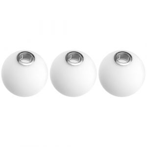 OSALADI 3 Pièces Verre Globe Abat- Ampoule Couverture G9 Abat- Pour Lustre Table Remplacement Abat- Plafonnier Couverture Ronde Lustre Ronde Abat- Lustre Accessoire G9 (WangNaiChao111, neuf)