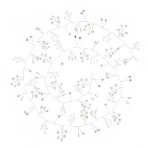 Beavorty Vigne De Cheveux De Mariage Accessoires De Cheveux De Mariage Vigne De Cheveux De Mariée Accessoires Pour Coiffures (T Innovation·HX, neuf)