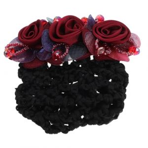 WOONEKY Pince À Chignon De Danse En Forme De Fleur, Accessoire Pour Chignon, Accessoire Pour Chignon De Ballet, Filet À Cheveux, Accessoire Pour Chignon De Danse En Forme De Fleur (Jan Yagers, neuf)
