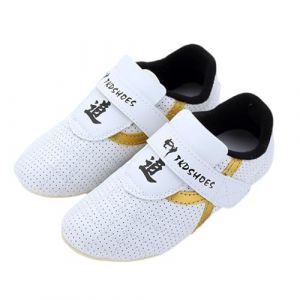 Chaussures De Sport De Taekwondo,Chaussures De Karat&eacute; Kung Fu Tai Chi,Chaussures De Taekwondo Pour Enfants,Antid&eacute;Rapant L&eacute;Ger Respirantes,Pour Ta&iuml; Chi Kong Fu Boxe Karat&eacute; Entra&icirc;Nement Unisexe (chaoyilian, neuf)