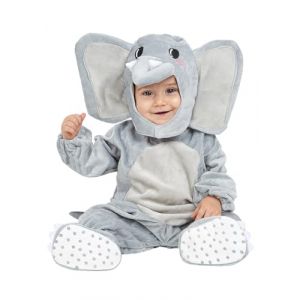 Funidelia | D&eacute;guisement &eacute;l&eacute;phant pour b&eacute;b&eacute; Taille 0-6 Mois Animaux - Couleur: Multicolore, Accessoire pour d&eacute;guisement - D&eacute;guisements Amusants pour Vos soir&eacute;es. (Funidelia FR-BE-LU, neuf)
