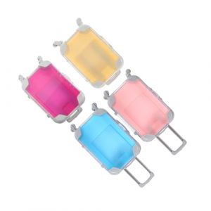 OATIPHO 4 pièces Boîte de Rangement Maquillage Transparent Mini Valises Simples et Élégantes pour Organisation de Faux Cils et Accessoires de Voyage Malette Plastique Compacte pour Femmes (Tsun Ki-sung, neuf)