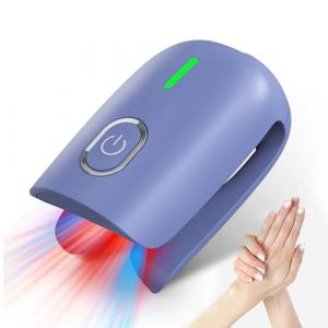 KTS Appareil de traitement des champignons des ongles, thérapie au laser portable pour les champignons des ongles,entretien des ongles, des ongles et des pieds pour usage (470nmx2 + 660nmx2 +905nmx1) (Zemunwa, neuf)