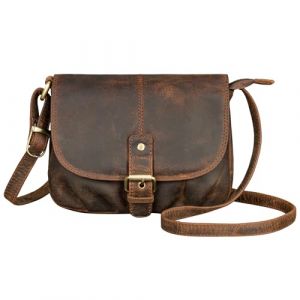 STILORD 'Iris' Petit Sac à Main en Cuir pour Femme - Sac Bandoulière Vintage pour Sorties, Fêtes & Quotidien - Sac en Cuir Véritable, Couleur:kreta - brun (STILORD Cuir, neuf)