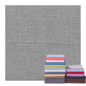 Housses de Coussin de Chaise de Jardin 3/5/8/10/15/20cm Épais Tissu Lin Housse de Remplacement avec Fermeture Éclair Antidérapante pour Coussin Carré de Cuisine Salle à Manger Canapé(Light grey,40x40x (AMZGRZ, neuf)