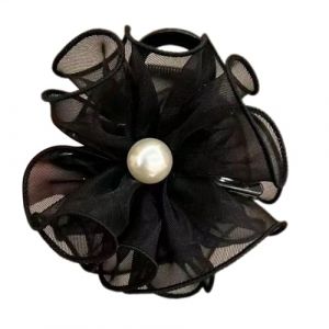 Pince à cheveux en forme de | Pinces à cheveux avec fleurs en résille, pinces à cheveux antidérapantes pour femme, épingles à cheveux pour queue de cheval de fée pour décoration de casquette (xistreek, neuf)