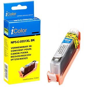 Cartouche compatible Canon CLI-551 XL - Noir (Pearl Diffusion, neuf)