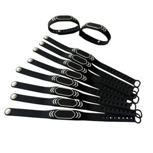Lot de 10 bracelets d'identification inductifs RFID RFID 125 kHz &eacute;tanches pour gestion d'acc&egrave;s (JIAJIE MRO, neuf)
