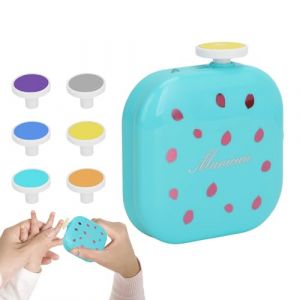 Fichier de ongles &eacute;lectrique pour les , coupe-ongles pour tout-petit, Toddler Nail Trimmer Electric USB Charges, Outil de manucure &agrave; faible bruit avec des ongles de lumi&egrave;re LED Solutions polonaises po (ruanweifang, neuf)