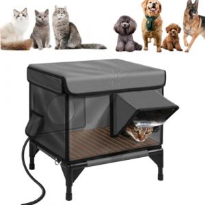 L'Abri Qui Chauffe Et Prot&egrave;Ge Votre Chat,Abris De Chat Ext&eacute;Rieur Isol&eacute;S avec Sorties,Maison De Chats Chauff&eacute;E Ext&eacute;Rieure pour l'hiver,Abri Chats Exterieur Hiver Etanche (hefeijunfanbaihuodiang, neuf)