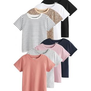 NEXT T-Shirt 100% Coton, Lot de 8 Multi-Couleurs 6 Ans (Next Germany GmbH, neuf)