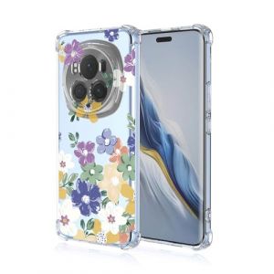 BORYA Transparent Coque pour Honor Magic6 Pro(Honor Magic 6 Pro), Tr&egrave;s Mince Antichoc Premium Silicone TPU Housse, Souple Soyeux &Eacute;tui avec &Eacute;l&eacute;gant Simple Motif, A64 (Boerya, neuf)