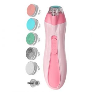 Clipper &agrave; ongles automatique, fichier &agrave; ongles &eacute;lectrique pour b&eacute;b&eacute; | Cutter &agrave; ongles &eacute;lectrique | Kit de tampon de rev&ecirc;tement avec des mains pour &agrave; batterie l&eacute;g&egrave;re &agrave; LED r&eacute;gl&eacute; pour la coupe (savetian, neuf)