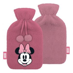 ARDITEX Bouillotte brod&eacute;e Minnie avec housse en peluche (TradeINN, neuf)