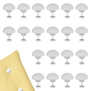 BOULESENM 20 Pi&egrave;ces Pince Couette,Clip Couette Attache,Pince Housse de couett&eacute;,Clips de Fixation Champignons avec Boutons pour Matelas Housse de couett&eacute;s(Blanc) (SynapseCommerce VCC., neuf)