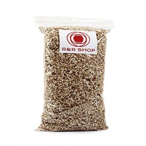 R&R SHOP &ndash; Vermiculite expans&eacute;e Moyenne, PH Neutre id&eacute;al pour la Germination, la Croissance des Plantes, des Champignons et des Animaux de Terrarium (2L) (R&R online shop, neuf)