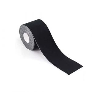 BWYA Trans Tape – Transtape Adhésif Poitrine – Bande Poitrine Hypoallergénique, Résistante à l’Eau – Compression Confortable – Largeurs 5cm, 7,5cm, 10cm, 15cm (Noir, 5 cm x 5 m) (BWYA - Be Who You Are, neuf)