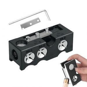 Kit de Réparation de Procédé de Queue de Billard 11 en 1, Kit de Réparation de Procédé Multifonction pour Billard Français - Former, Aiguille et Polissage (Noir, 8x3x3cm), Accessoire Compact en Plasti (KINGDOLE, neuf)