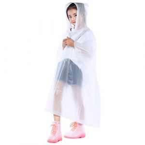 Imperm&eacute;able Poncho Pluie Enfant, R&eacute;utilisable EVA Manteau de Pluie avec Capuchon Boutons pour Gar&ccedil;ons Filles, Pliable Transparent Cape de Pluie pour L'&eacute;cole Voyage Randonn&eacute;e Cyclisme Ext&eacute;rieur (Blanc) (hasmerce, neuf)