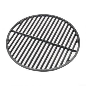 Grille ronde en fonte pour barbecue qui assure une r&eacute;partition homog&egrave;ne de la chaleur lors de la cuisson pour diff&eacute;rents types de barbecues (12 cm) (popmall-eu, neuf)