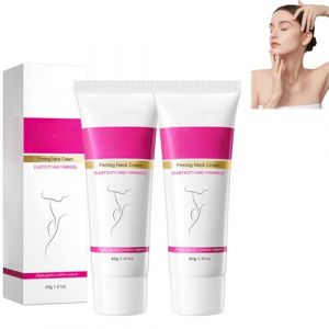 Cr&egrave;me Pour le Cou 40g*2, Neck Firming Cream, Cr&egrave;me Pour Le Cou Raffermissante, Cr&egrave;me Raffermissante Pour Peau Flasque, Ridules, Pour Un Cou Plus Ferme Et Sans Rides jingshuang-6 (LGH-EU, neuf)