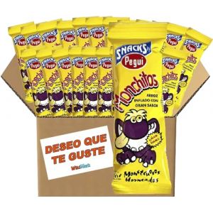 Beaucoup de Monchitos avec WikiMark Card Je souhaite que cela vous plaise. Riz souffl&eacute; au bon go&ucirc;t. Sans gluten. (20 unit&eacute;s) (✅ WikiMark, neuf)