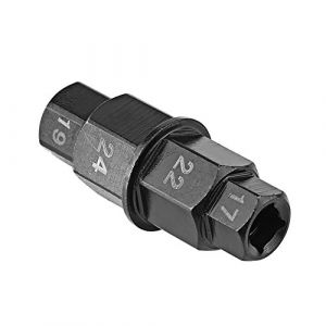 Qiilu douille axe de roue moto, Roue avant moto 1Pc 17 19 22 Adaptateur cles douille demontage montage axe roue avant moto 24mm (Ruttiy, neuf)