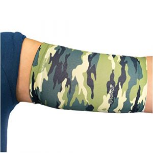 Linphelle Manchon Bras en Microfibre pour Picc Line - Manchette Bras en tissu respirant et design, idéal pour PICC, Glucometre pour glycémie, Tatouage ou Blessures, Camouflage, Taille 2 (Mediksan, neuf)