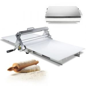 Laminoir &agrave; p&acirc;te professionnel, laminoir r&eacute;versible pour p&acirc;te feuillet&eacute;e et fondante, laminoir manuel, &eacute;paisseur r&eacute;glable de 0 &agrave; 25 mm, laminoir pliable pour boulangeries et p&acirc;tisseries,Model300 (FSANSAN, neuf)