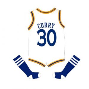 Acuryx Grenouillère pour bébé De Basketball Football Body Nouveau-Né Infantile BéBé avec Nom et Numéro Avec chaussettes (Acuryx, neuf)
