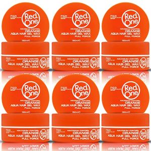 Red One Orange Aqua Hair Gel - Lot de 6 pots de cire coiffante pour cheveux, 150 ml (2HUY TRADING, neuf)