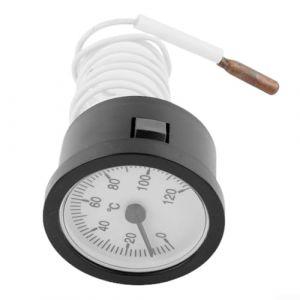 Thermomètre à cadran en laiton à haute conductivité avec tube capillaire pour mesurer l'eau (YunNiForm, neuf)