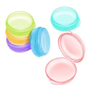 7 Pcs Petit Pilulier, Portable Mini Voyage Pilulier, Transparent Rond Vitamine Conteneur, Médicament Organisateur, Boîte à Pilules Hebdomadaire pour médicaments, pour Les Voyages En Plein Air (CAI  CHENGGUO DE DIAN, neuf)