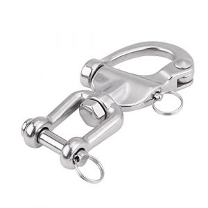 Mousqueton Pivotant à Mors en Acier Inoxydable 316 Drisse de Voilier(128mm) mousqueton d attelage+mousqueton d attelage mousqueton d attelage mousqueton d attelage mousqueton d attelage mousqueton d (Reminnbor, neuf)