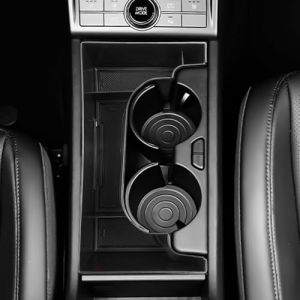 YEE PIN Kona 2024 Bo&icirc;te de rangement compatible avec Hyundai Kona SX2 Hybird PHEV 2024 2025 Accoudoir Console centrale Organisateur Plateau Organiseur avec tapis antid&eacute;rapant (noir) (YEEPIN, neuf)