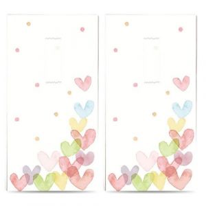 Lot de 20 mouchoirs individuels en papier avec motif cœurs pastels pour mariage. 2 paquets de 10 mouchoirs individuels imprimés en cadeau. (Malagro Versandhandel - Expédition depuis l'Allema, neuf)