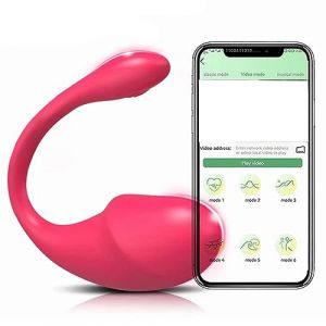 CUSON Oé?f V?br?nt Connecté Telephone App,Portable Ǵ̣ôdë Fémmé Šèẋ,Masseur 12 Modes Sëx Tóýş Fémmé,Vîbrømássěúrs Fěmînïn Šèẋ Tóys (zixibaihuo, neuf)