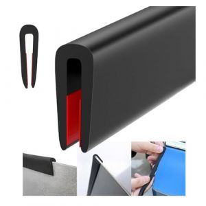 Joint Porte Voiture Joint Caoutchouc Adhesif Joint Bord De Tole Protection Bord De Tole Protection Porte De Voiture,Protege Portiere Voiture Flexible pour Bord Tranchant en T&ocirc;Le (1.5m*2mm) (WZerh, neuf)