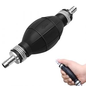 8MM Pompe &agrave; essence manuelle, pompe &agrave; carburant manuelle pour voiture, bateau, moto, kart, pompe de transfert, pompe &agrave; siphon pour essence, eau, huile, liquides (EurMXII, neuf)