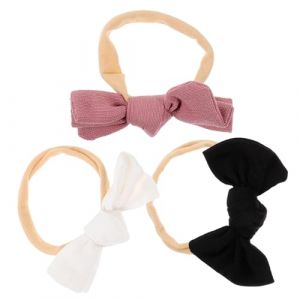 MOBUTOFU 3 Pièces Bandeau Bébé Bandeau De Fête De Bébé Coiffe De Bébé Bandeau Pour Tout-petits Bandeau Nouveau-né Jolis Bandeaux Pour Bébé Bandeau Pour Cheveux Pour Bébés Mousseline De Soie (Hoxinin, neuf)