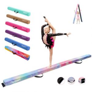 FBSPORT Poutre Gymnastique Enfant 240/270/300 cm Poutre Gym Poutre d'équilibre au Sol, Poutre de Gymnastique Pliable pour entraînement, Pratique, Sport et entraînement Professionnel à la Maison (Yoyikty, neuf)