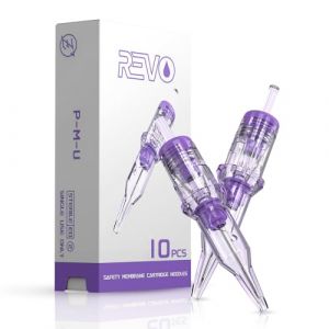 INKin REVO Aiguille Tatouage 5RS 10 Pièces, Cartouche Tatouage #08 Round Shader 0,25mm Maquillage Permanent SMP, Stérilisée Professionnelle Microblading Aiguilles Tatouage pour Machine a Tatouer (INKintattoosupply, neuf)
